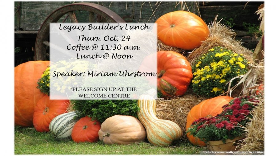 Legacy Builder's Lunch 